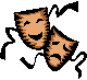 theatrical masks logo